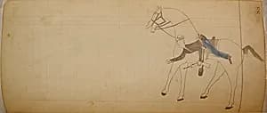 Maffet Ledger: Drawing by Unknown Artist