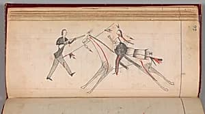 Maffet Ledger: Drawing by Unknown Artist