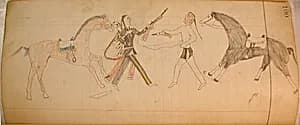 Maffet Ledger: Drawing by Unknown Artist