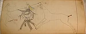Maffet Ledger: Drawing by Unknown Artist
