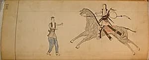 Maffet Ledger: Drawing by Unknown Artist