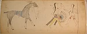 Maffet Ledger: Drawing by Unknown Artist