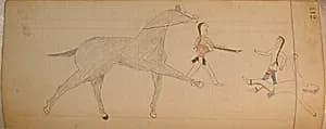 Maffet Ledger: Drawing by Unknown Artist