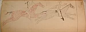 Maffet Ledger: Drawing by Unknown Artist
