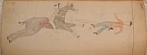 Maffet Ledger Drawing by Unknown Artist