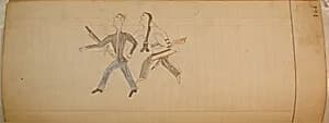 Maffet Ledger: Drawing by Unknown Artist