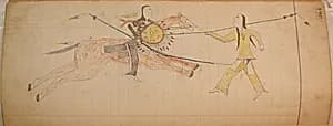 Maffet Ledger: Drawing by Unknown Artist