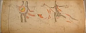 Maffet Ledger: Drawing by Unknown Artist