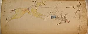 Maffet Ledger: Drawing by Unknown Artist