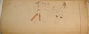 Maffet Ledger: Drawing by Unknown Artist