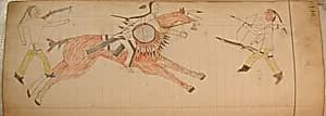 Maffet Ledger: Drawing by Unknown Artist
