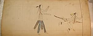 Maffet Ledger: Drawing by Unknown Artist