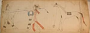 Maffet Ledger: Drawing by Unknown Artist