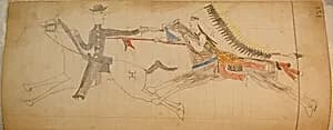 Maffet Ledger: Drawing by Unknown Artist
