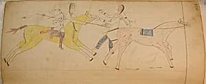 Maffet Ledger: Drawing by Unknown Artist