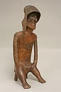 Male Figure on Stool by Unknown Artist