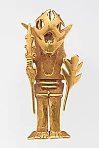 Masked Figure Pendant by Unknown Artist