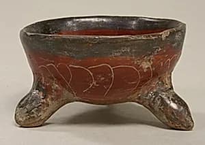 Miniature Tripod Vase by Unknown Artist