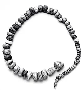 Necklace of stone beads by Unknown Artist