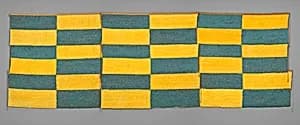 Nine Feathered Panels by Unknown Artist