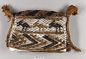 Openweave Cap with Tassels by Unknown Artist