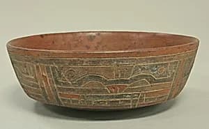 Painted Bowl by Unknown Artist