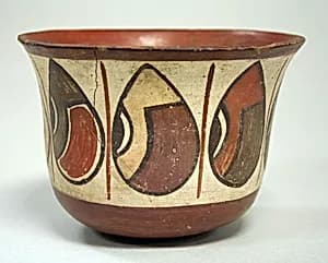 Painted Bowl with Beans by Unknown Artist