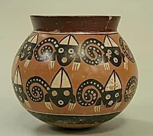 Painted Jar by Unknown Artist