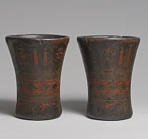 Pair of Keros by Unknown Artist