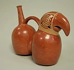 Parrot Head Bottle by Unknown Artist