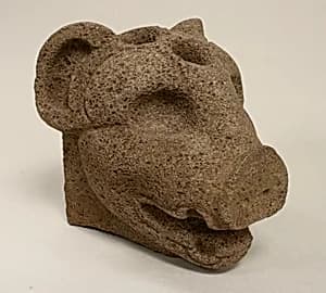 Peccary Head Hacha by Unknown Artist