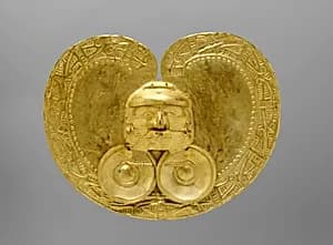 Pectoral with Face by Unknown Artist