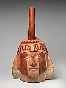 Portrait Head Bottle by Unknown Artist