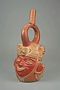 Portrait Head Bottle by Unknown Artist