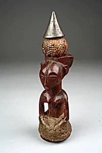 Power Figure: Seated Female (Nkisi) by Unknown Artist