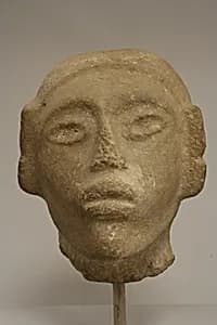 Sandstone Head by Unknown Artist