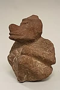 Seated Male Deity (Ehecatl ?) by Unknown Artist