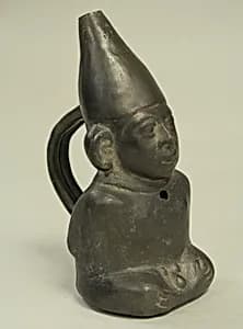 Seated Prisoner Single Spout Bottle by Unknown Artist