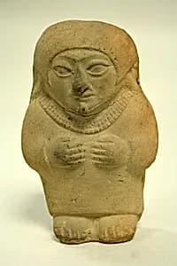 Standing Ceramic Figure by Unknown Artist