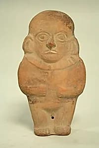 Standing Ceramic Figure by Unknown Artist