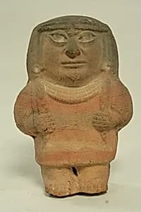 Standing Ceramic Figure by Unknown Artist