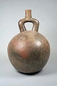 Stirrup Spout Bottle by Unknown Artist