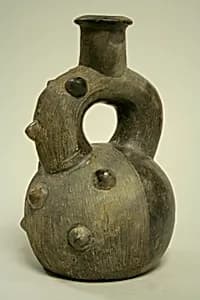 Stirrup-Spout Bottle by Unknown Artist