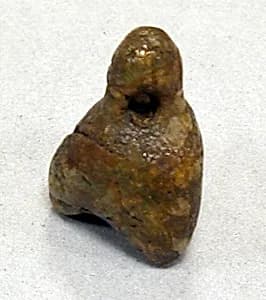 Stone Figure (?) Pendant by Unknown Artist