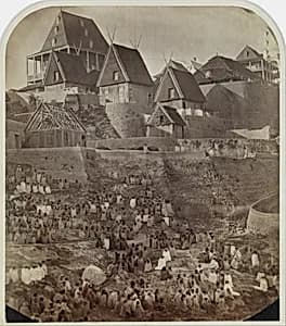 View of Antsahatsiroa, Madagascar by William Ellis