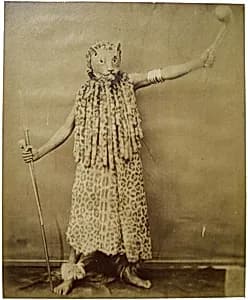 Zulu in Leopard Costume by Nicolaas Henneman