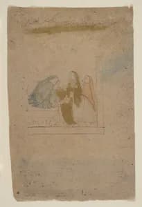 A Lady with Attendants