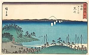 東海道五十三次　荒井|Arai by Utagawa Hiroshige