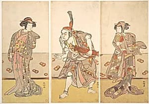 The Actor Nakamura Tomijuro as a Stately Woman by Katsukawa Shunkō