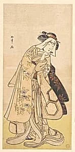 The Fourth Iwai Hanshirō as a Woman by Katsukawa Shunshō　勝川春章